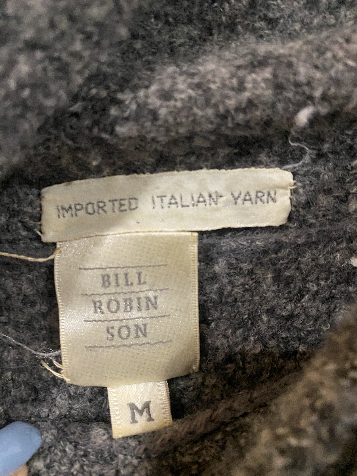 BILL ROBIN SON Wool Tyrolean Cardigan, Men's M size /eaa469916