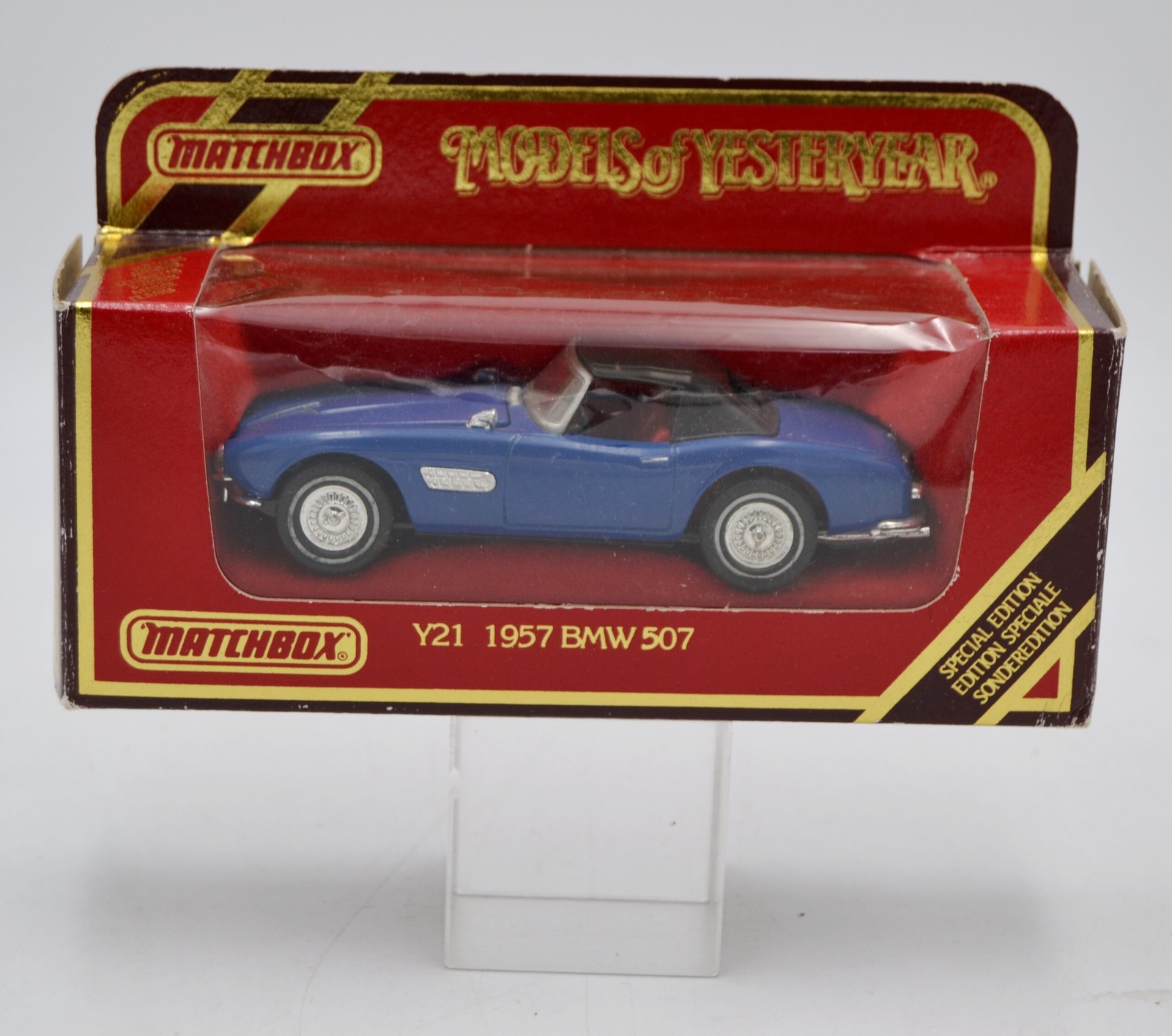 Modèle Réduit BMW 507 1957 Matchbox Yesteryear Y21 - Échelle 1:38, Comme Neuf En Boîte