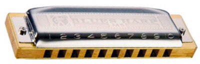 HOHNER BLUES HARP SMALL BOX E-MAJOR MOUTH HARMONICS
