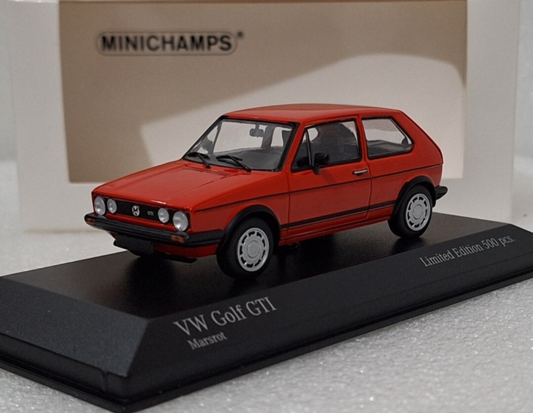 VW Volkswagen Golf MKI GTI 1983 Red 1:43 Minichamps 943055173