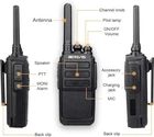 Retevis RT28 Walkie Talkie 16 Channels PMR446 License Free 2 Pcs USB Charger