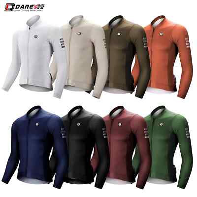 Aero Pro Radtrikot Langarm Slim Fit MTB Bike Top Jersey atmungsaktiv 