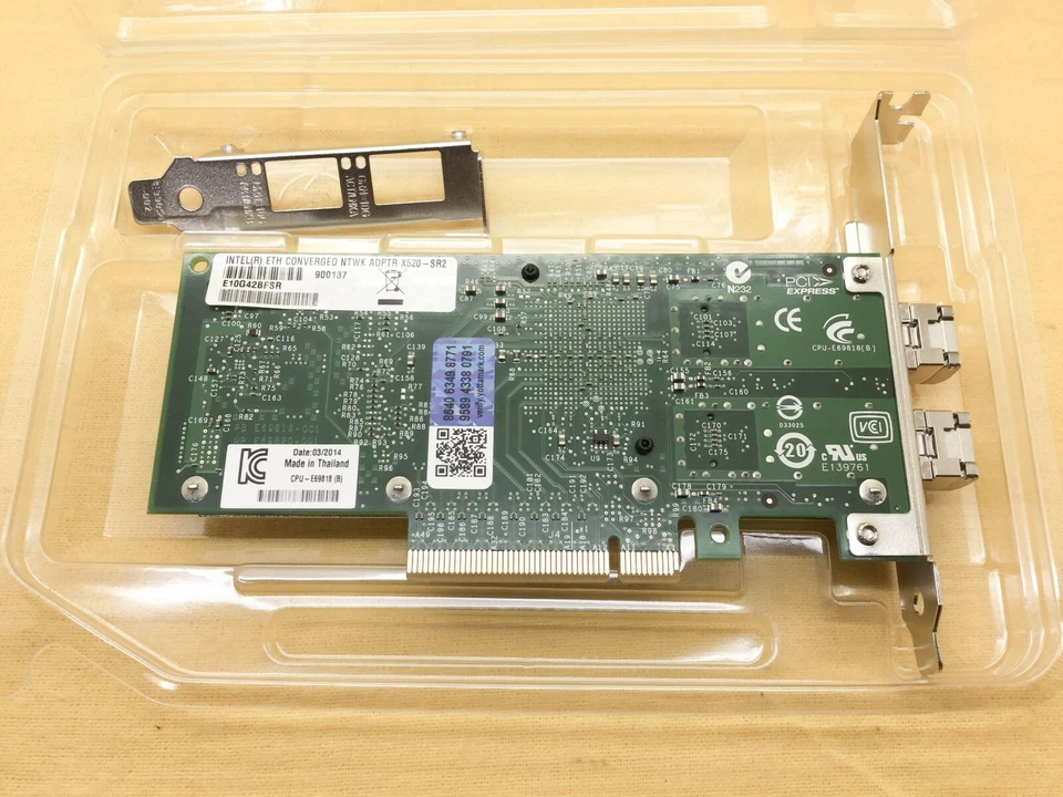 X520-SR2 Original Intel 10GB 2P Ethernet Converged Network Adapter E10G42BFSR - Image 3 of 4
