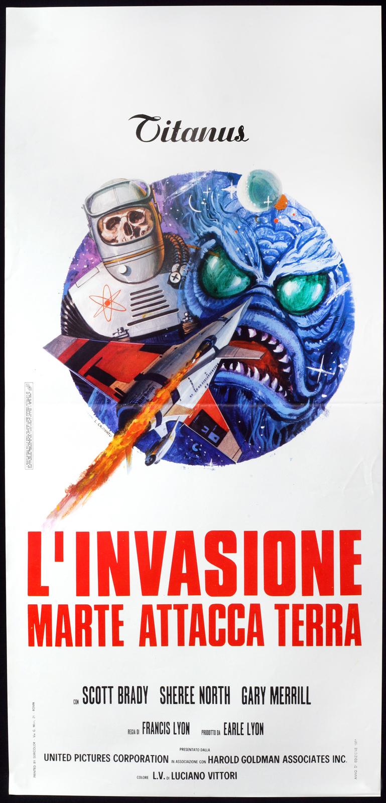 Locandina originale film L'invasione (1970) - Regia di Yves Allégret