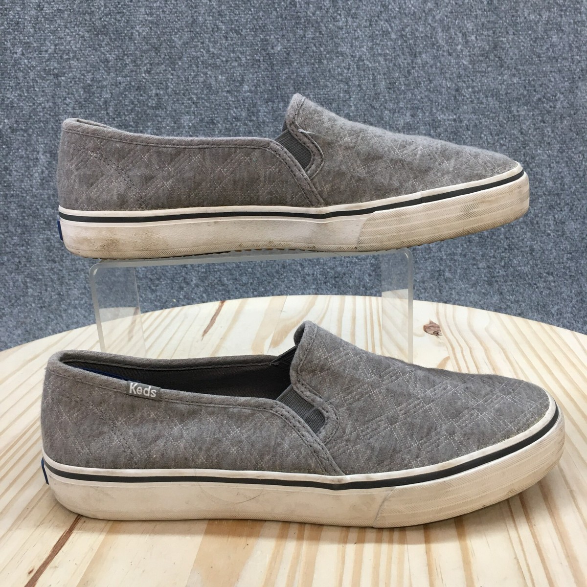 Keds Women's Double Decker Suede Sneakers – Easy Slip-On, Super Comfy Low Tops - View #11