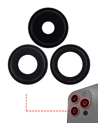 Back Camera Lens With Bracket & Bezel Compatible For iPhone 14 Pro 14 Pro Max