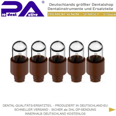 XENON bulb passend für Sirona® Kupplungen - Sprayvit L │SPARPAKET – 5 Stück ¹