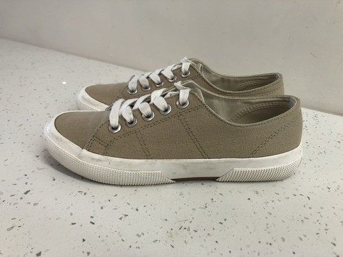 White SNEAKERS CANVAS Shoes Size 