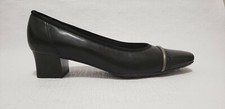 ARA Roma Leather Black Pump Casual Comfort Pump Shoes US 10