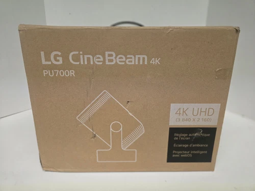 LG CineBeam Home PU700R 4K UHD Smart Projector - WHITE