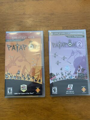 Patapon 2 (Sony PSP, 2009) *Sealed, Sony Also Patapon 1 Greatest Hits Sealed