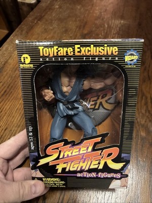Evil Ryu Street Fighter Action Figure 1999 ReSaurus Toyfare Exclusive