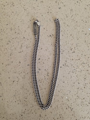 KING BABY STUDIO .925 Sterling Silver 24" Fine Curb Chain Necklace