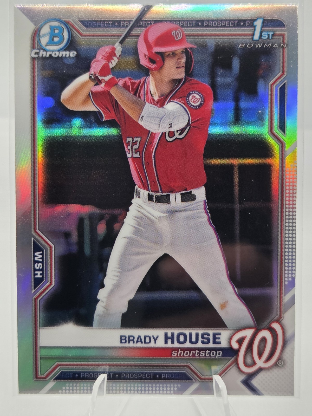 2021 Bowman Draft #BDC-186 Brady House Chrome Refractor