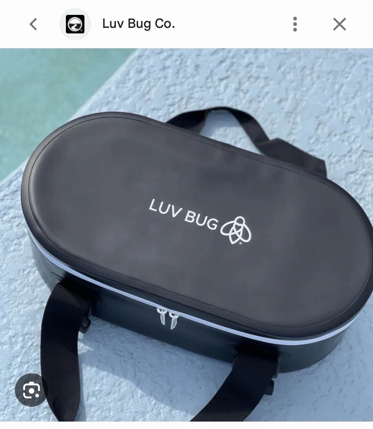 Luv Bug - Wine Bottle Food & Beverage Can Cooler Bottom Piece Only Beach Picnic