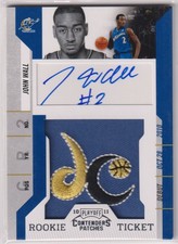 NBA JOHN WALL AUTO 2010 11 PANINI Playoff Contenders Patches Signature Autograph