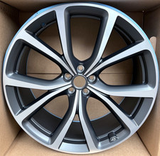 FELGE ALUFELGE ALLOY WHEEL SCHWARZ SILBER JAGUAR F-PACE SVR T4A41760 NEU ORIGINA
