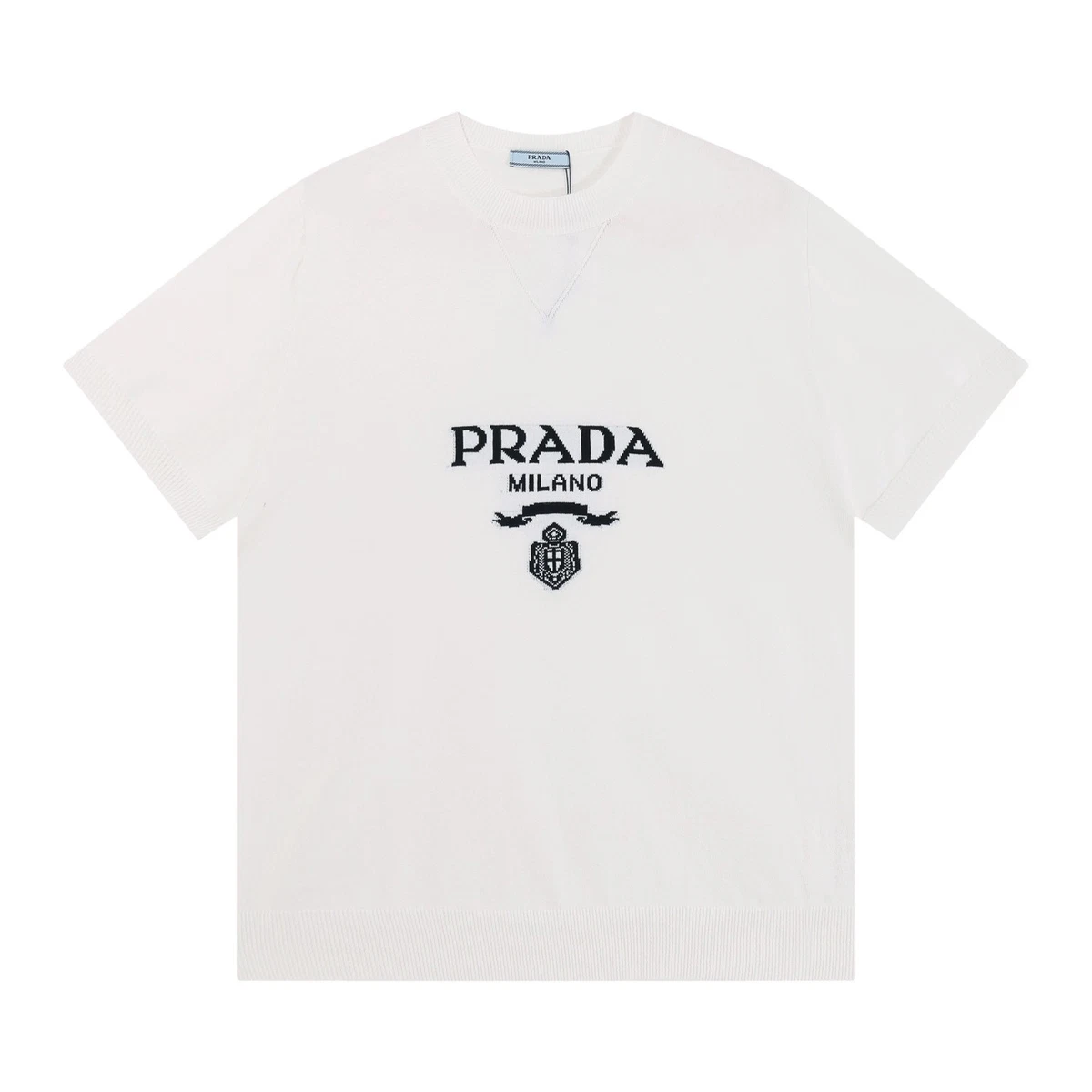 Prada White Piqué T-Shirt Size XL — Men's/Unisex — Never Worn