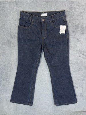 New Free People Jeans Womens 28 Blue Dark Wash Stormy High Rise Bootcut Stretch