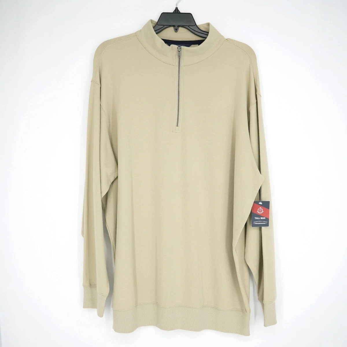 Sweat Homme Roundtree & Yorke – Gris, Polaire, Col Rond – Taille M