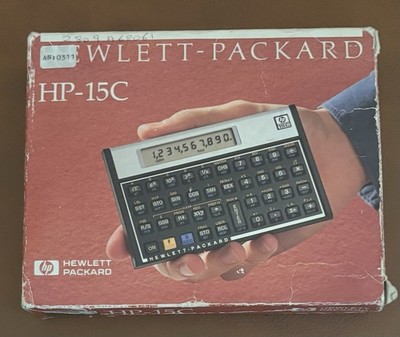 VTG 80 s Hewlett-Packard HP-15C Scientific Programmable Calculator Original Box!
