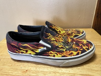 Men s 9 - Vans Old Skool Low Slip On Skate Shoe  Samurai Rising 