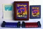 Stratego Vintage Collection Wood Box Bookshelf Milton Bradley 2010 Complete