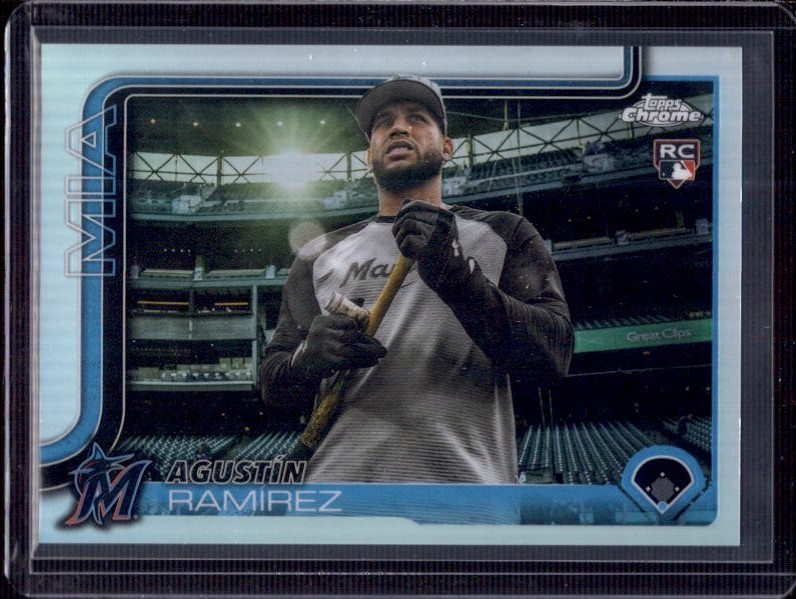 AGUSTIN RAMIREZ 2025 Topps Chrome Update #USC200 Refractor Image Variation SP RC