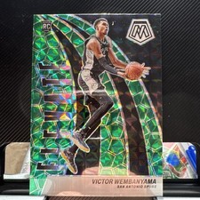 22-23 Panini Mosaic Green Prom Elevate Victor Wembanyama #18 Rookie Spurs Rc