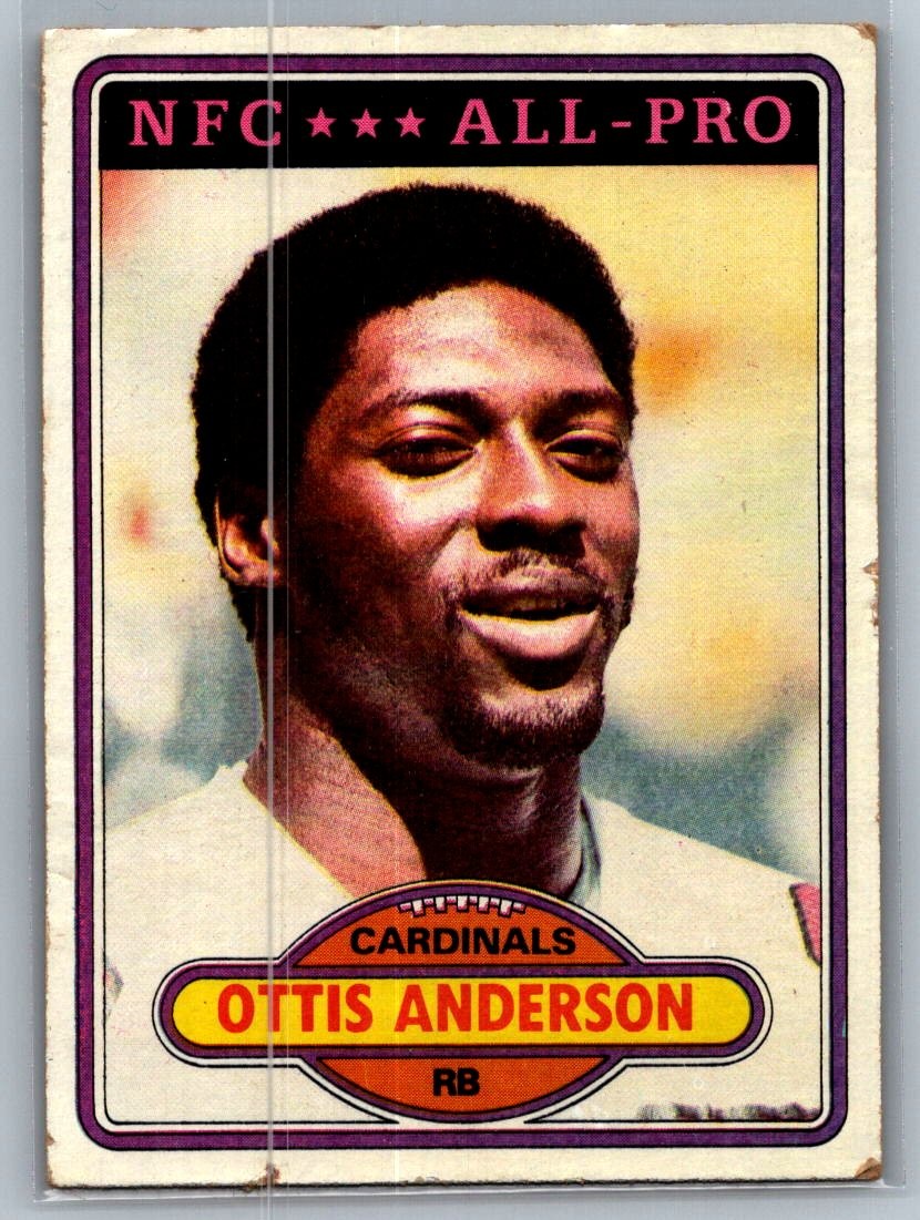 1980 Topps #170 Ottis Anderson
