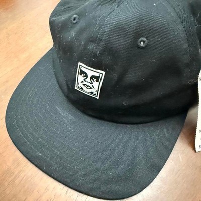 Obey Black Wide Brim Skate Hat - OSFA