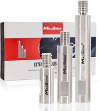Universal Stainless Steel Rotary Extension Shaft Set &ndash; 2&rdquo;, 3&rdquo; & 5&rdquo; Polisher E...