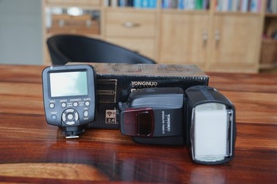 Blitzgerät  YONGNUO YN560-IV  mit Controller YN560-TX