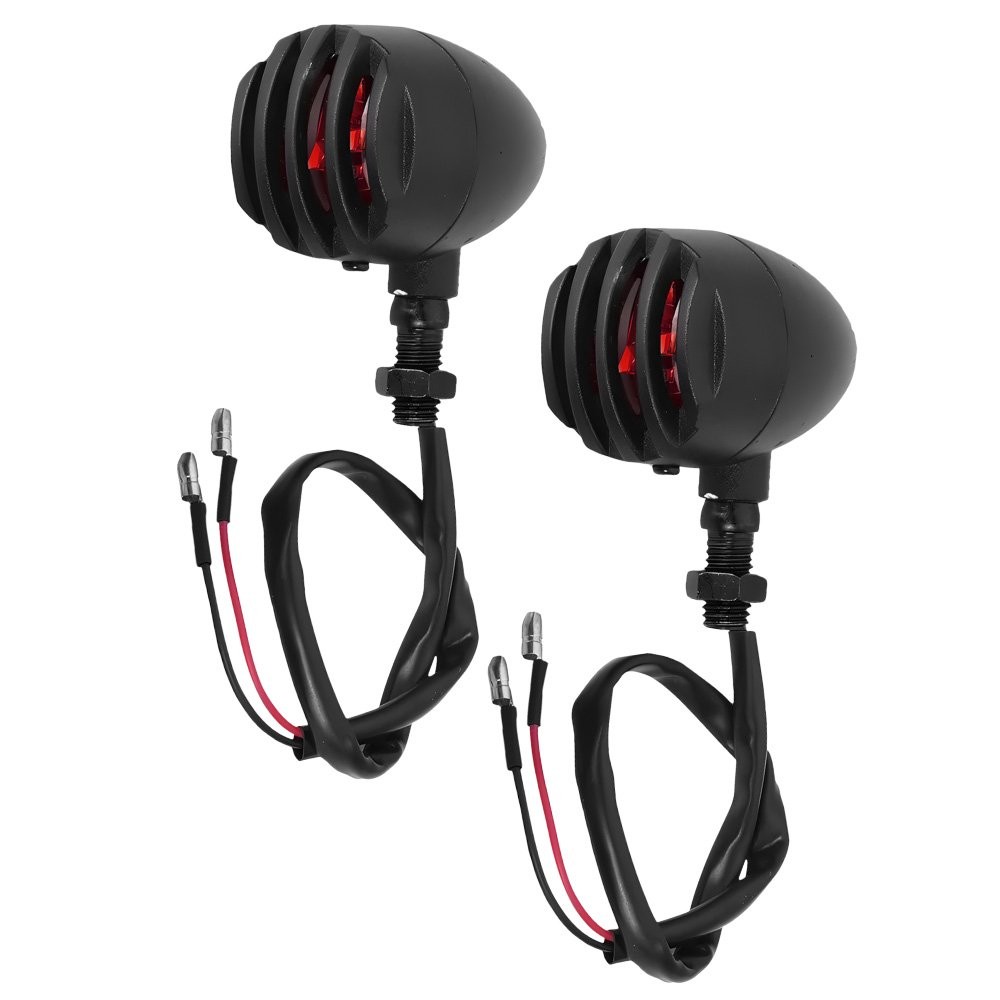 2PCS Motorcycle Red Brake Blinker Turn Signal Tail Light For Harley Honda Yamaha thumbnail 13