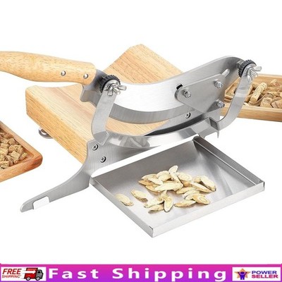 Bending Cutter Double Blade Adjustable Thickness Slicer W/ Magnetic Shovel New