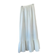 SEARS VTG maxi half slip ruffled bottom size S boho romantic club wear layering