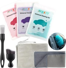 7Pcs Car Interior Detailing Cleaning Kit, Detailing Brush Set,Clean Gel, Wash Ki