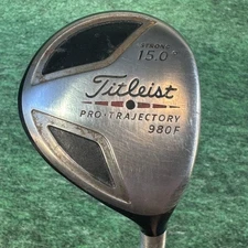 Vintage Titleist 980F Pro Trajectory 15° Fairway Wood Kuro Kage Stiff Shaft