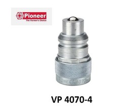 Pioneer Hydraulic Coupler #VP4070-4  Adapter, ISO/Tip To International Harvester