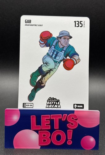 Bo Jackson Battle Arena GAR `Edgar Martinez` Blizzard Battlefoil Brawl #BLBF-694