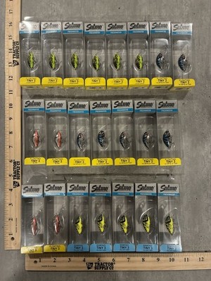 22 Salmo Tiny 3 Crankbaits - Mixed Colors - Mix of Floating & Sinking - Sealed