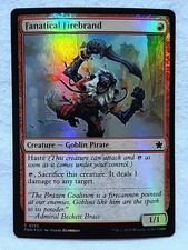 Fanatical Firebrand 0195 Foil Common Foundations Magic The Gathering