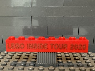 LEGO INSIDE TOUR 2026 - EXCLUSIVER 1x8 Stein - Brick - LIMITIERT AUF 350 STÜCK