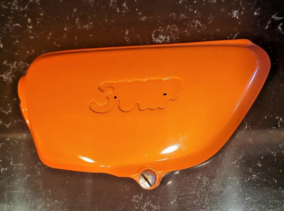 Honda CB350F Orange Left Side Cover CB 350F 350 Four F Vintage  - Изображение 2 из 4