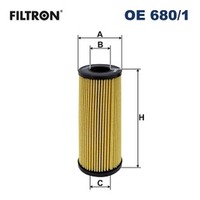 ÖLfilter Filtron OE 680/1 Filtereinsatz FüR Hyundai Santa FE 4 TM TMA Crdi Htrac