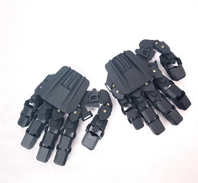 Cyberpunk Mechanical Wearable Hand Armor Cosplay Prop Gloves Halloween Xmas Gift