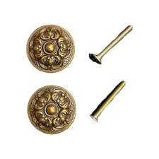 Pomoli Pomelli Mobili Lavorato Antico Bronzo Diametro 30mm COTTALI MANIGLIERIE