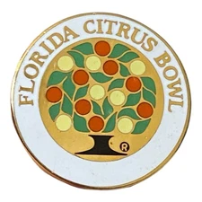 Vintage Florida Citrus Bowl Collectible Lapel Pin PinBack Souvenir 1980s 1990s