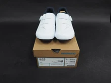 NEW! Shimano RC3 Men's Road Cycling Shoes EU 43 / US 9 White SH-RC302