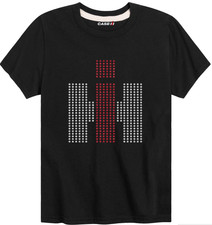 Youth Girls Case IH Glitter Logo T-Shirt D16501